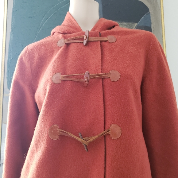 Studio Jax | Wool-blend Hooded Duffle Jacket - Picture 2 of 13